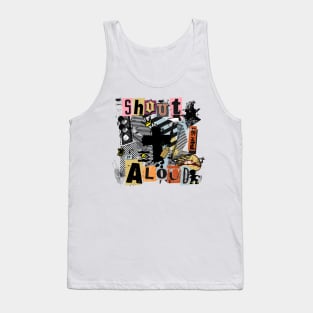 Shout It Aloud - Isaiah 58:1 - Bible Verse Tank Top